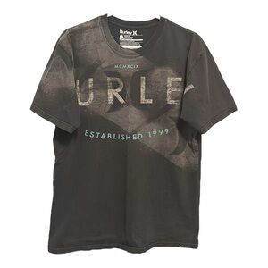 34. Hurley Men's Spell Out Logo Tee